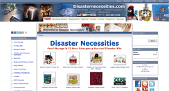 Desktop Screenshot of disasternecessities.com